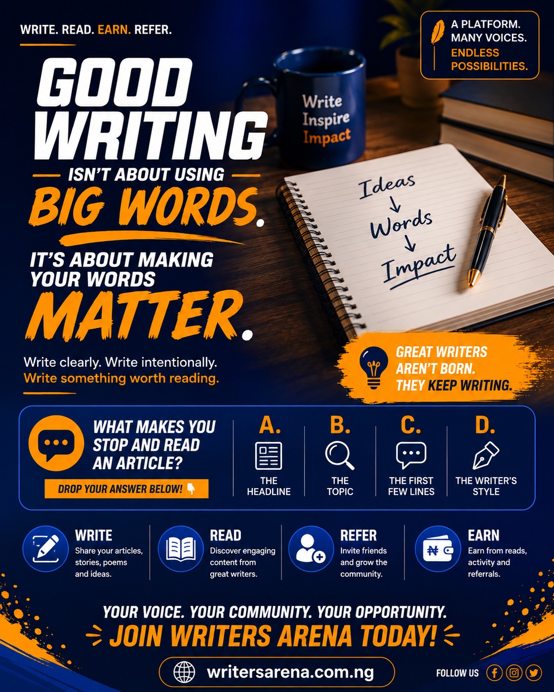 What makes writing good?