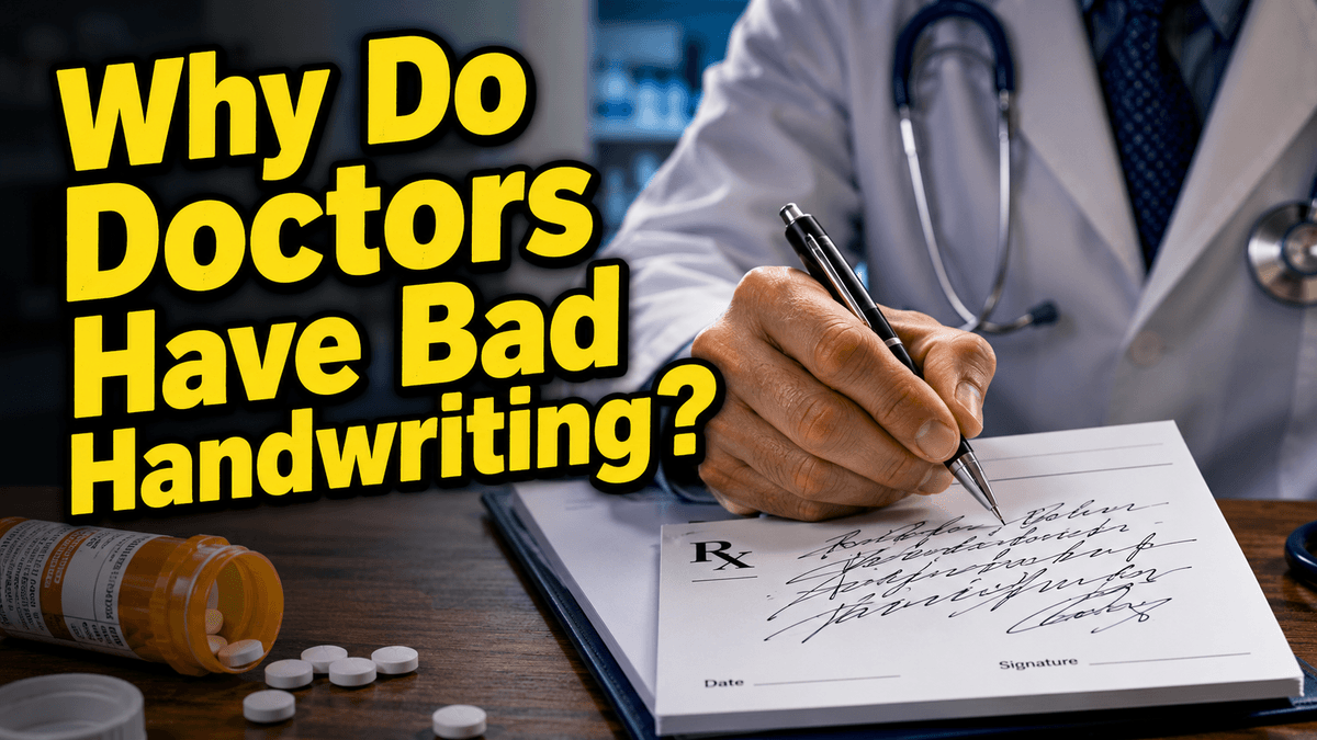 Why Do Doctors Have Bad Handwriting?
