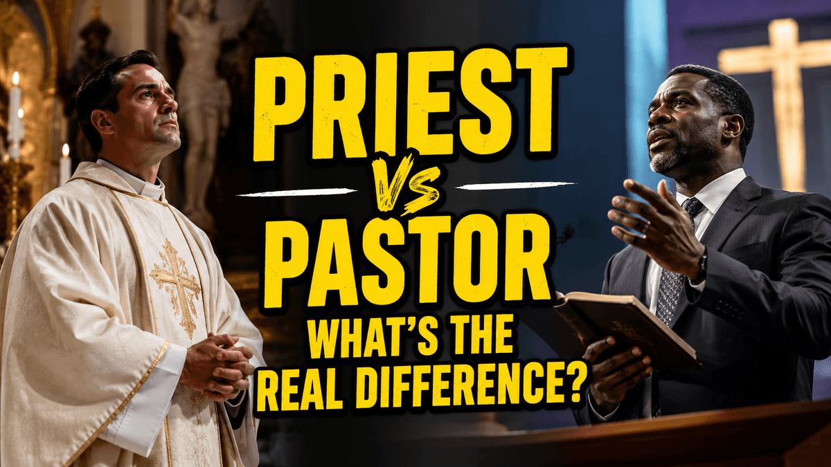 Pastor Vs Priest: What's The Real Difference?