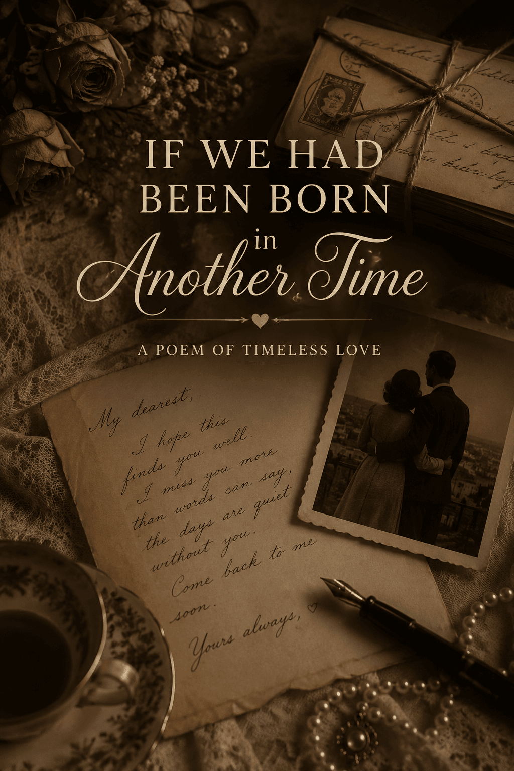 IF WE HAD BEEN BORN IN ANOTHER TIME