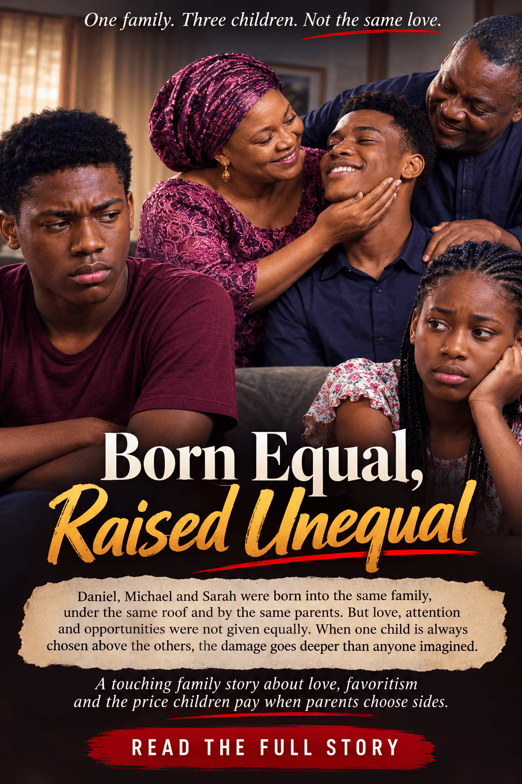 BORN EQUAL, RAISED UNEQUAL