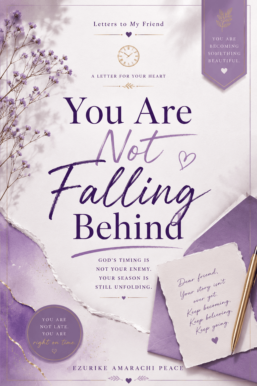 YOU ARE NOT FALLING BEHIND