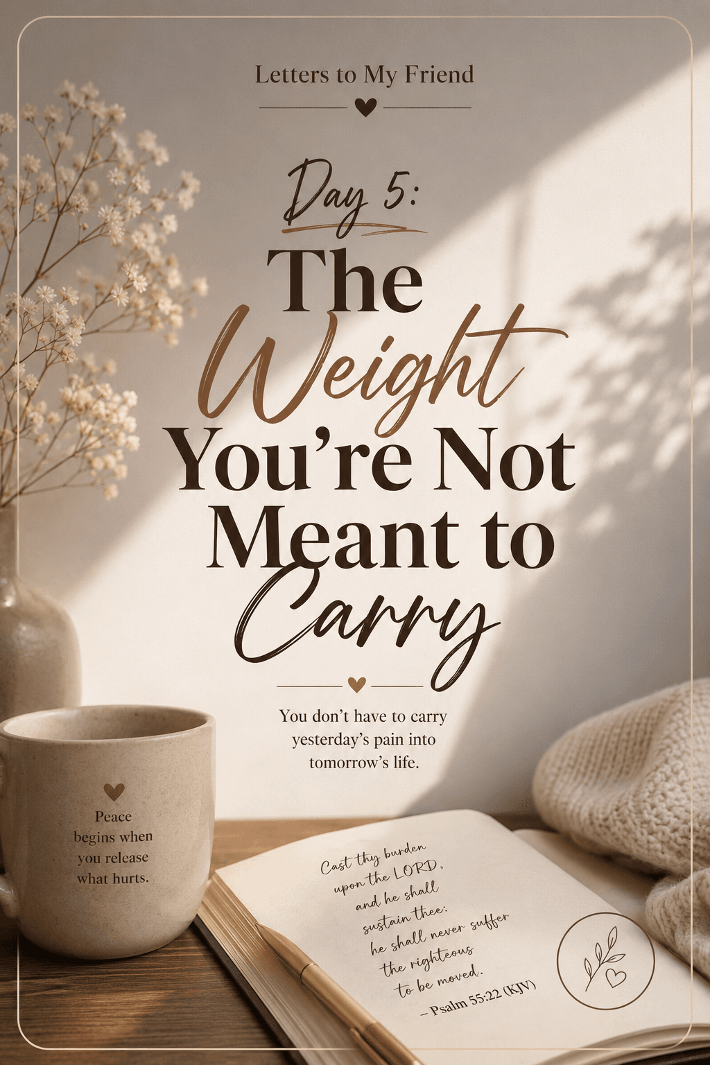 THE WEIGHT YOU ARE NOT MEANT TO CARRY