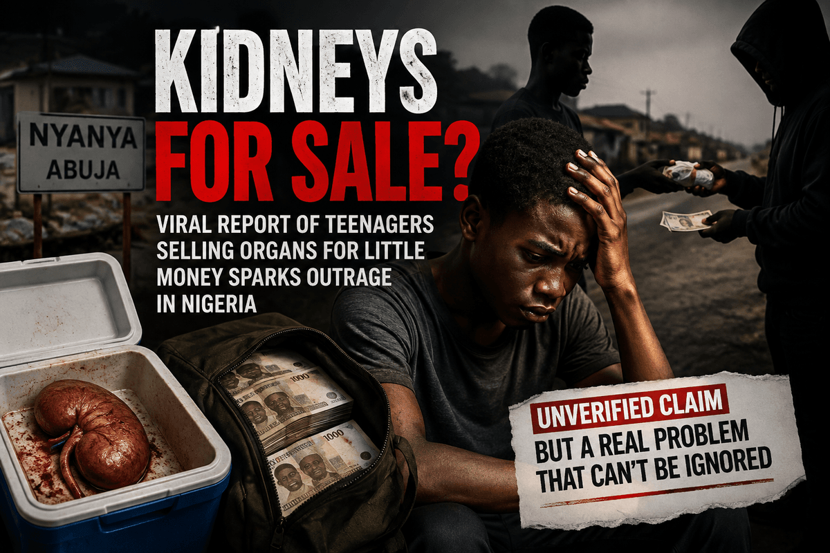 Reason Behind the Kidney Selling in Abuja