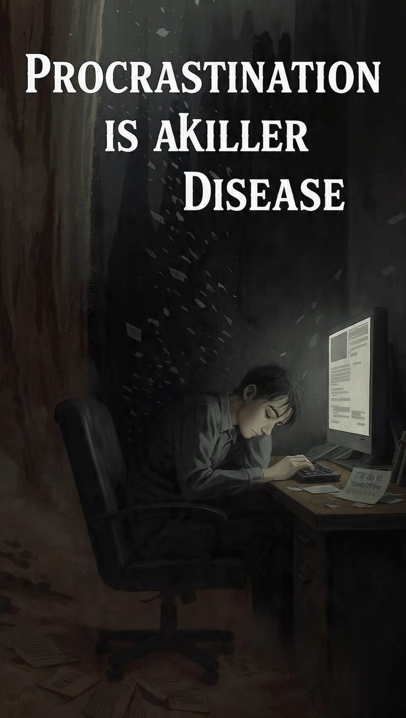Procrastination is a killer disease