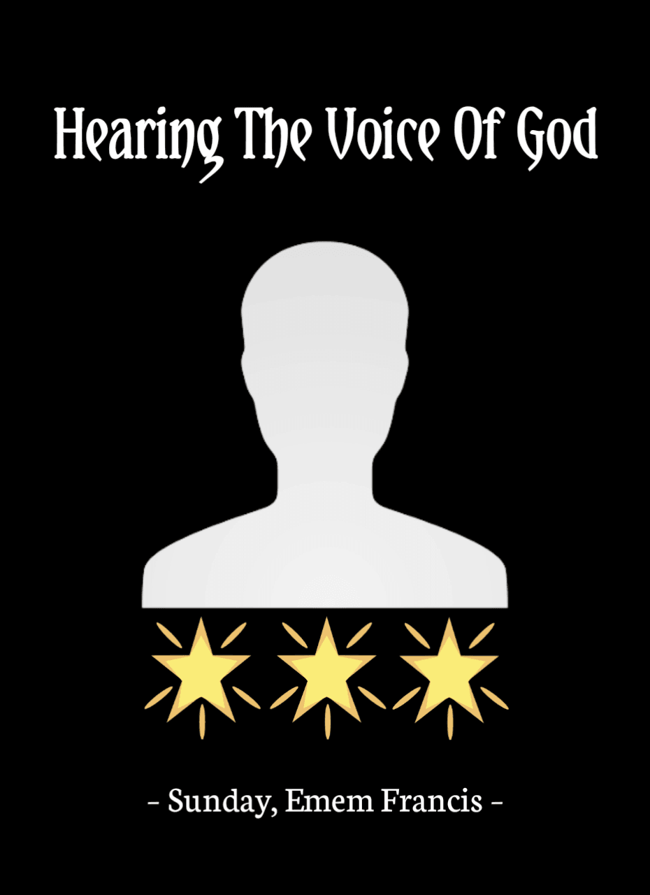 HEARING THE VOICE OF GOD