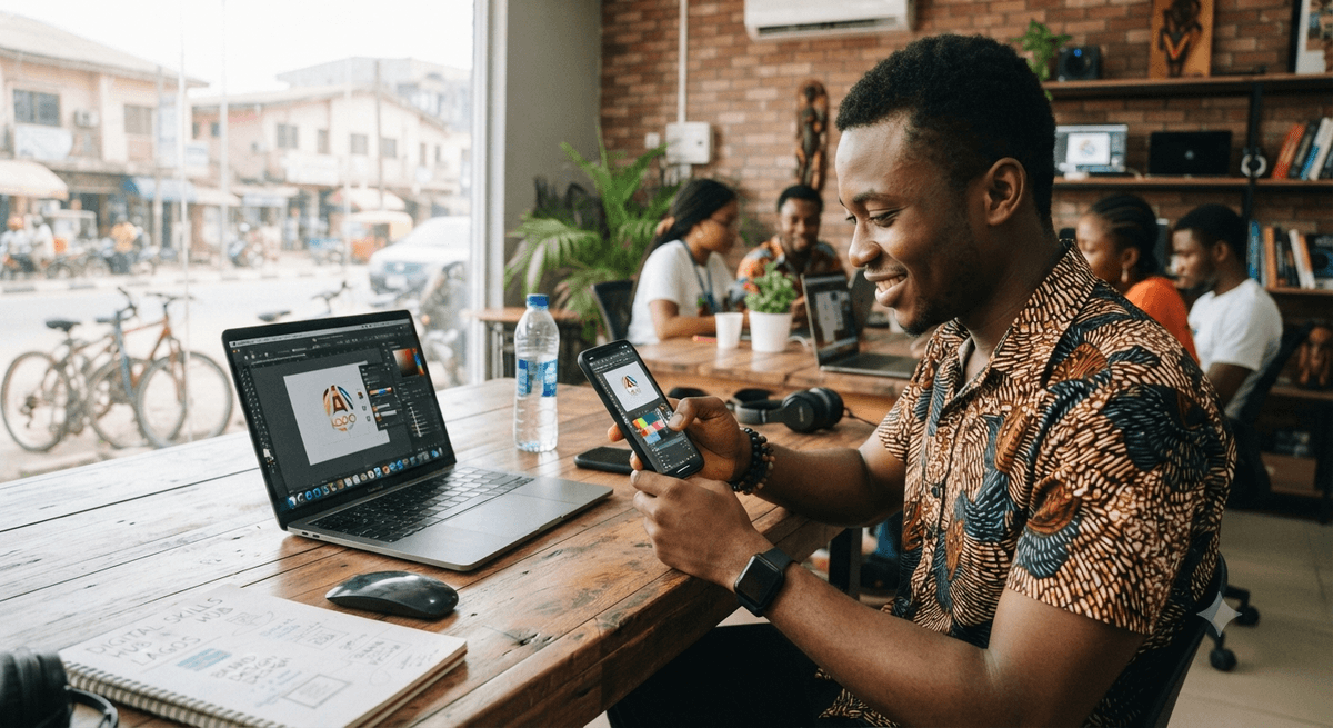 WHY MORE NIGERIAN YOUNG PEOPLE ARE TURNING TO ONLINE WORK WITH JUST THEIR PHONES