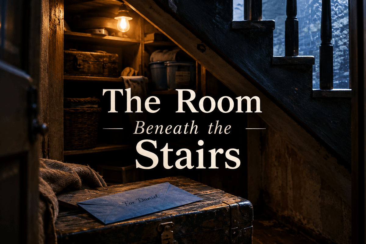 THE ROOM BENEATH THE STAIRS