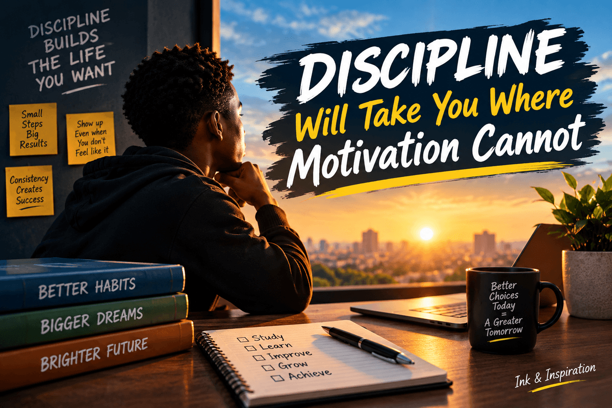 Discipline Will Take You Where Motivation Cannot