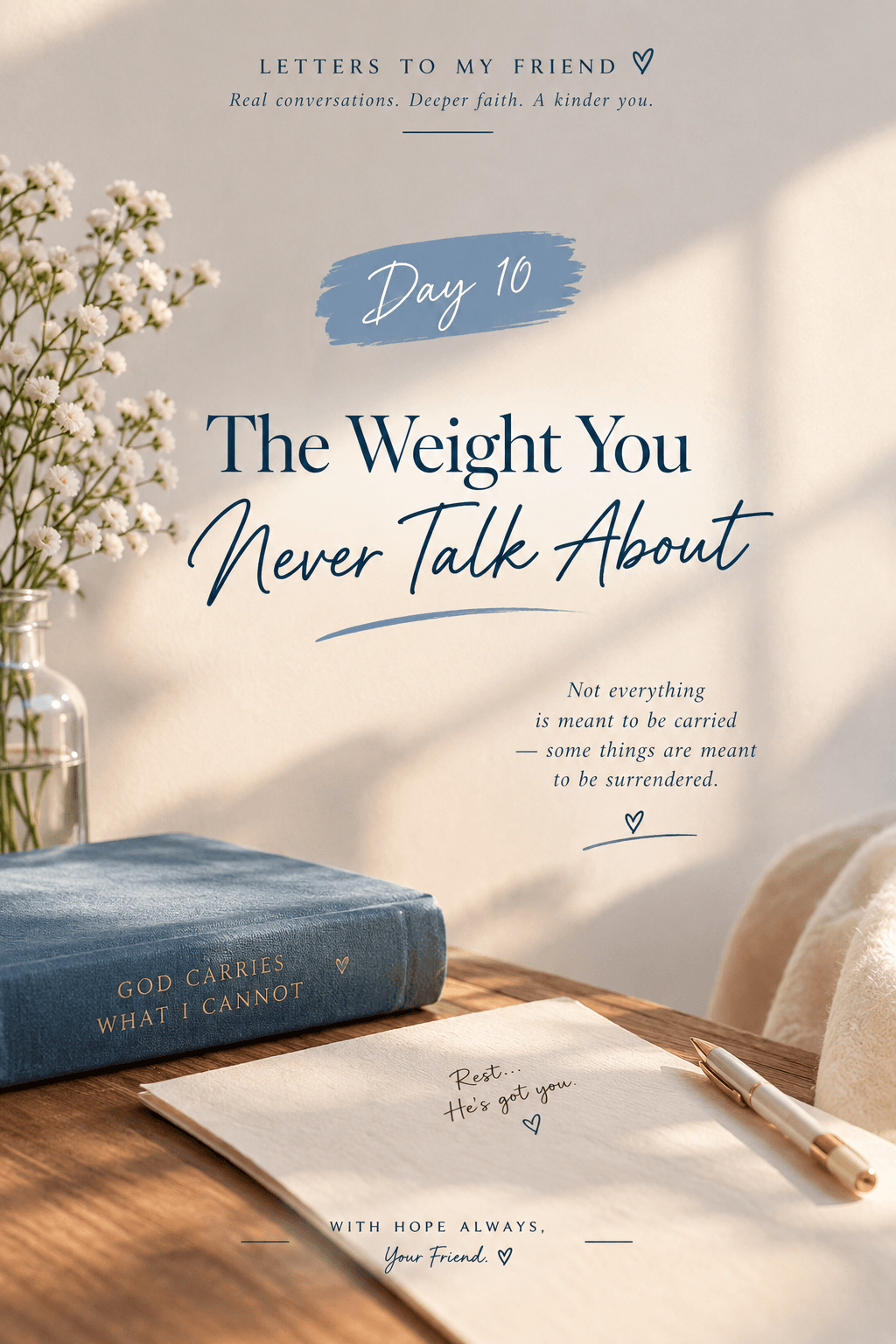 THE WEIGHT YOU NEVER TALK ABOUT