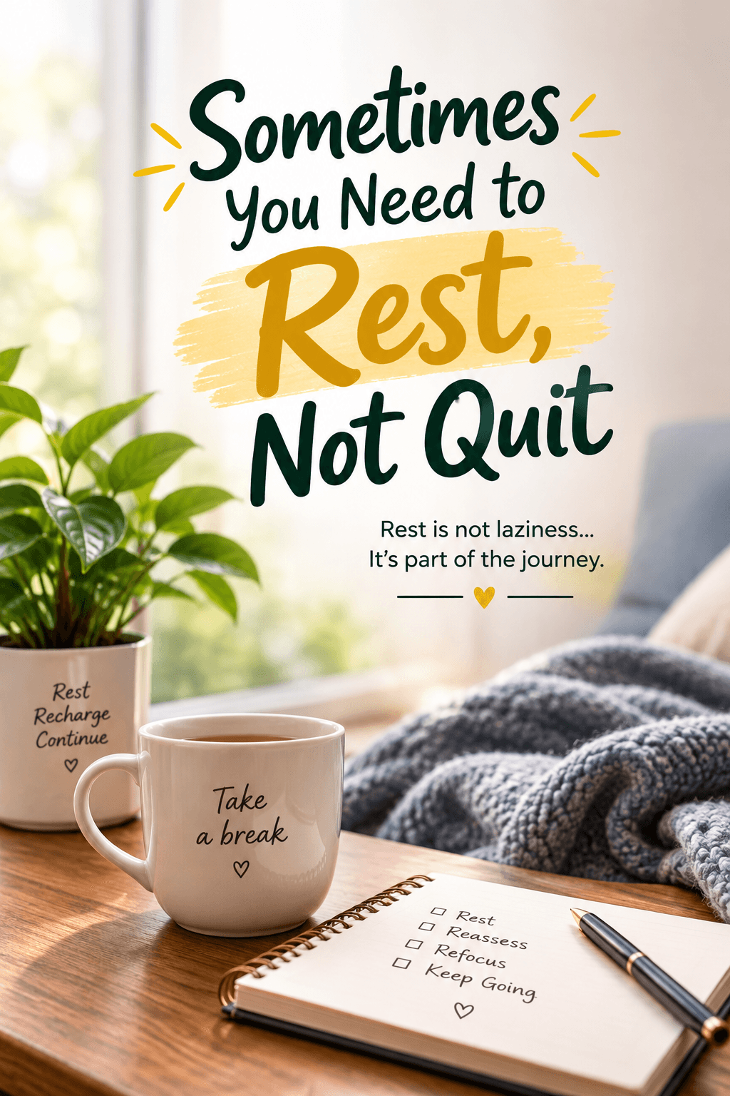 Sometimes You Need to Rest, Not Quit