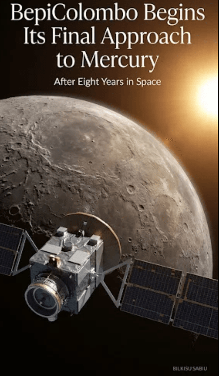 How BepiColombo Enters its Last Leg Home to Mercury after Eight Years in Space