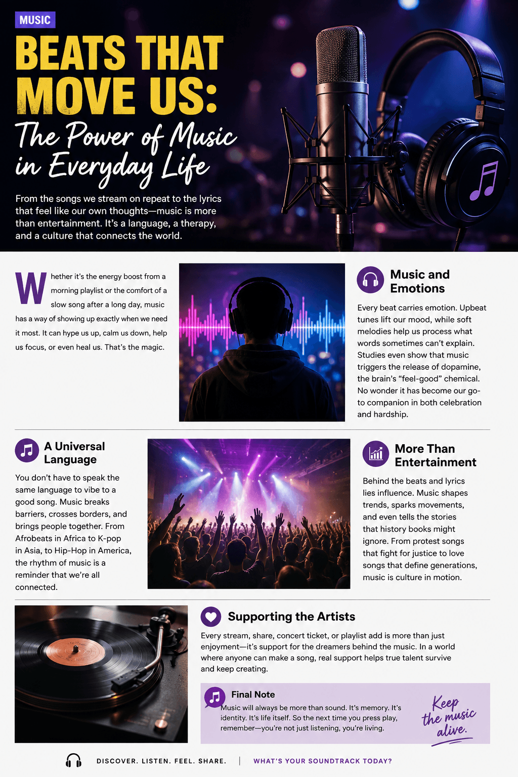 Beats That Move Us: The Power of Music in Everyday Life