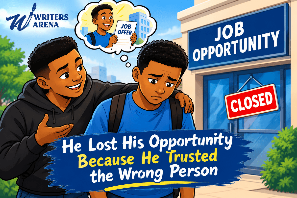 He Lost His Opportunity Because He Trusted the Wrong Person