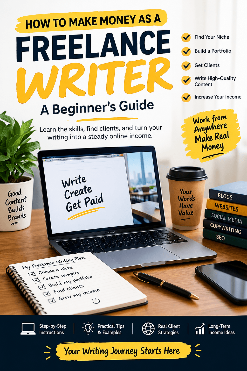 How to make money as freelance writer