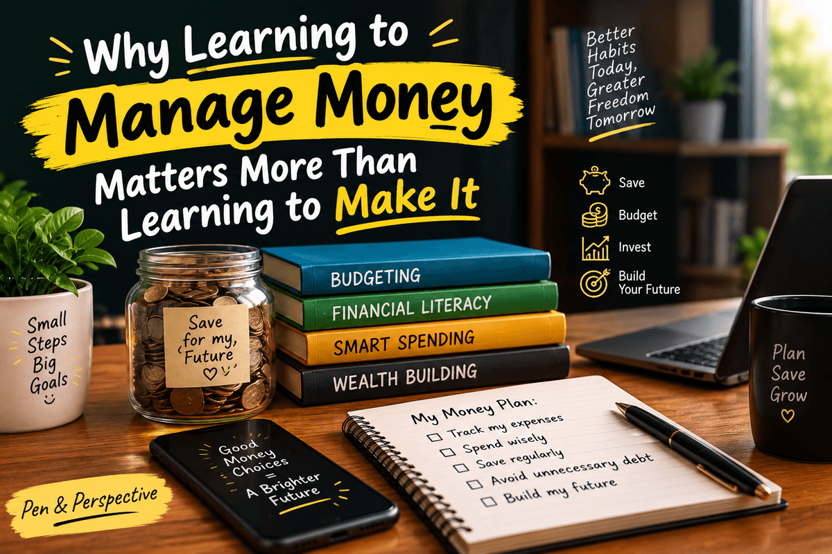 Why Learning to Manage Money Matters More Than Learning to Make It