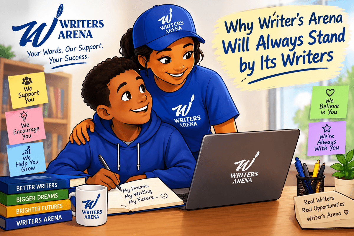 Why Writer’s Arena Will Always Stand by Its Writers