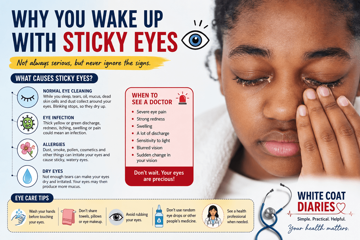 YOU WAKE UP, OPEN YOUR EYES… AND THEY FEEL GLUED SHUT! 👀