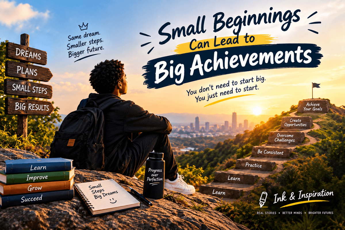 Small Beginnings Can Lead to Big Achievements