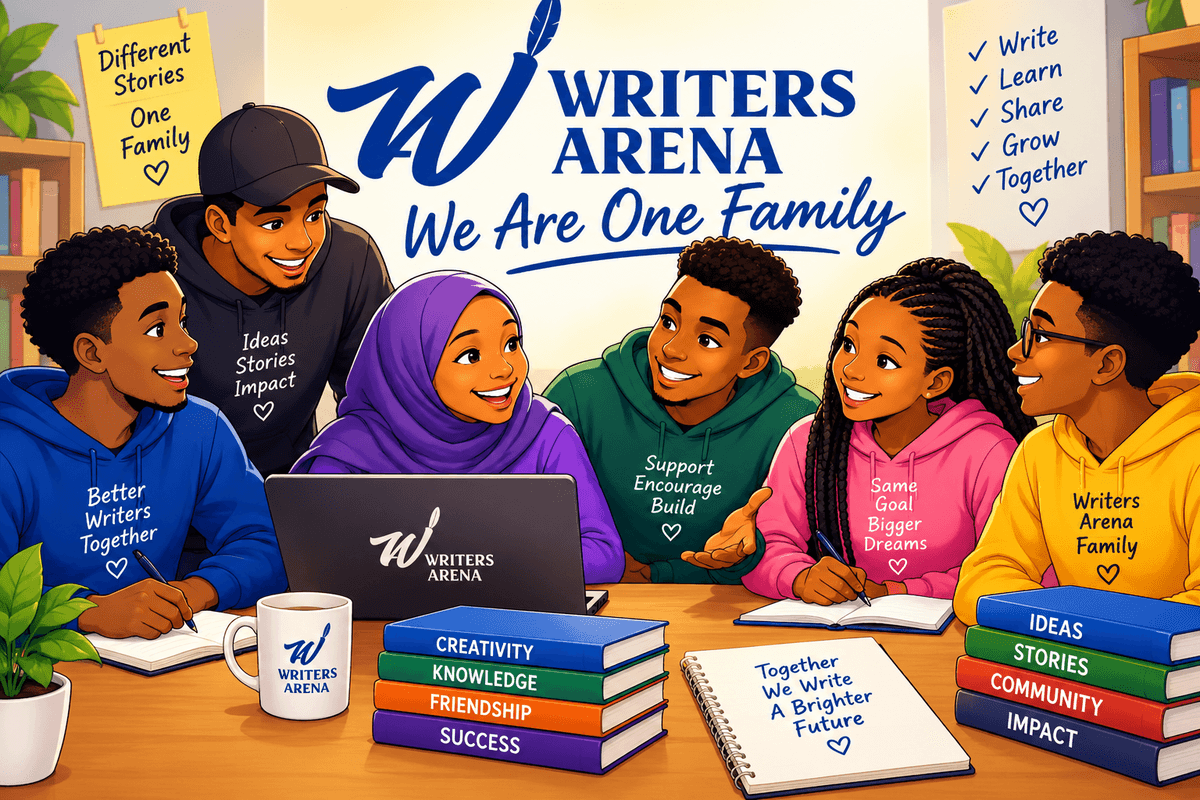 Writers Arena: We Are One Family