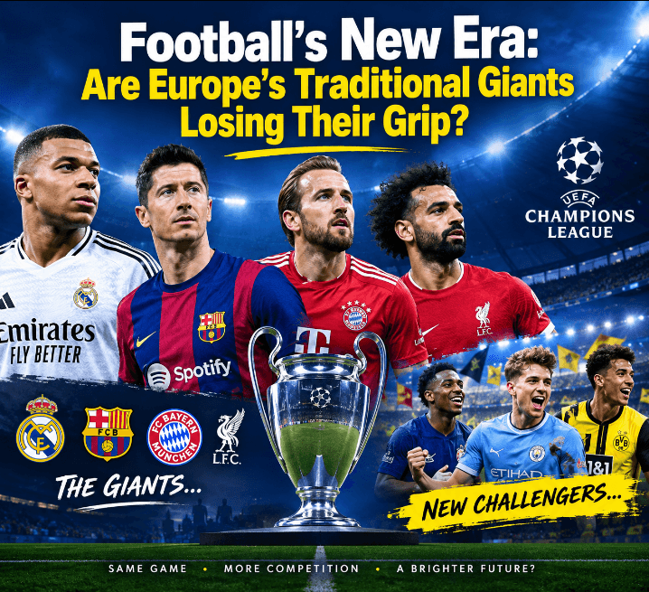 Football’s New Era: Are Europe’s Traditional Giants Losing Their Grip?