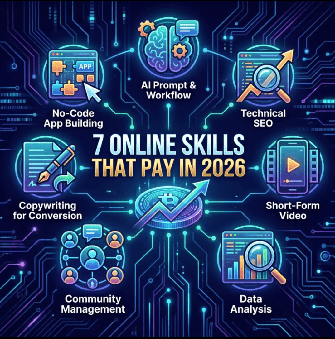 7 Online Skills That Pay in 2026