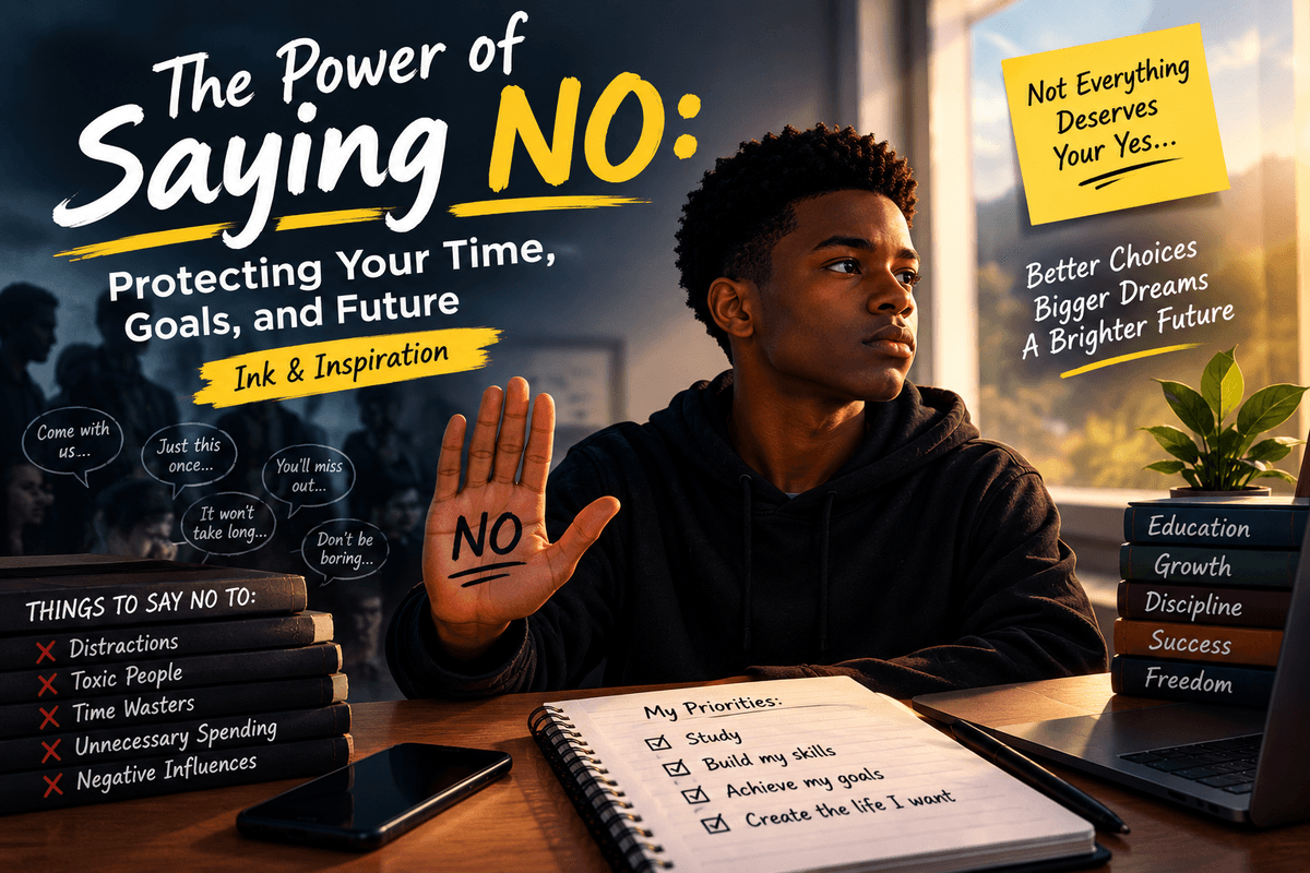 The Power of Saying No: Protecting Your Time, Goals, and Future