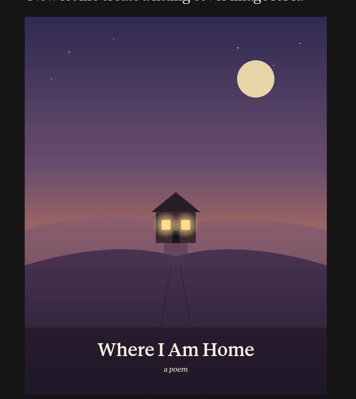 Where I am home