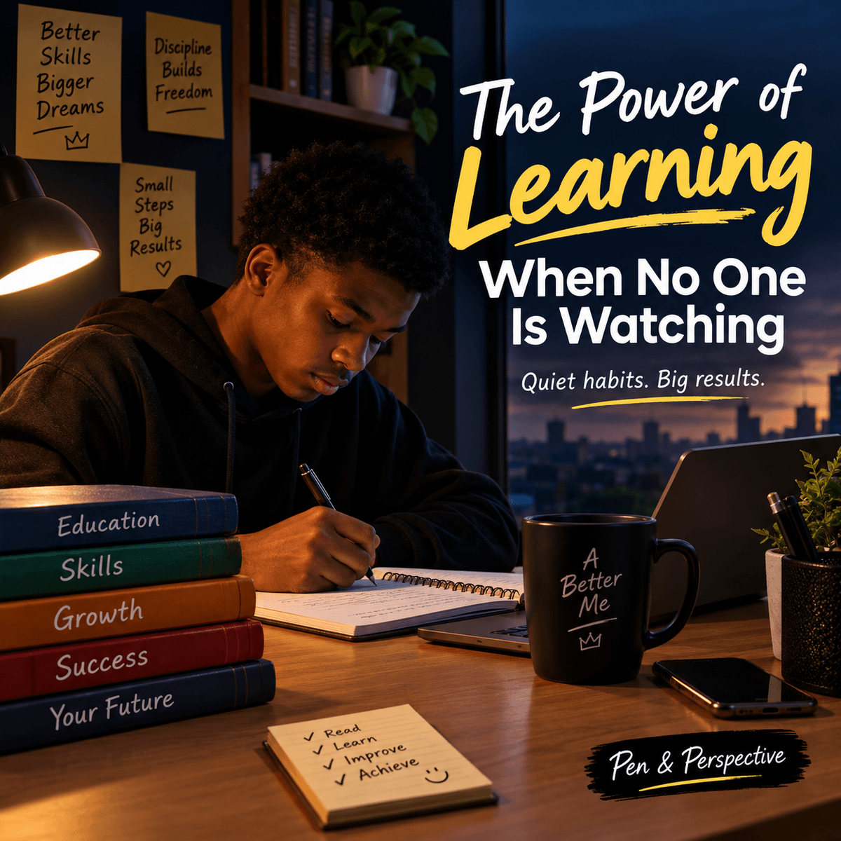 The Power of Learning When No One Is Watching