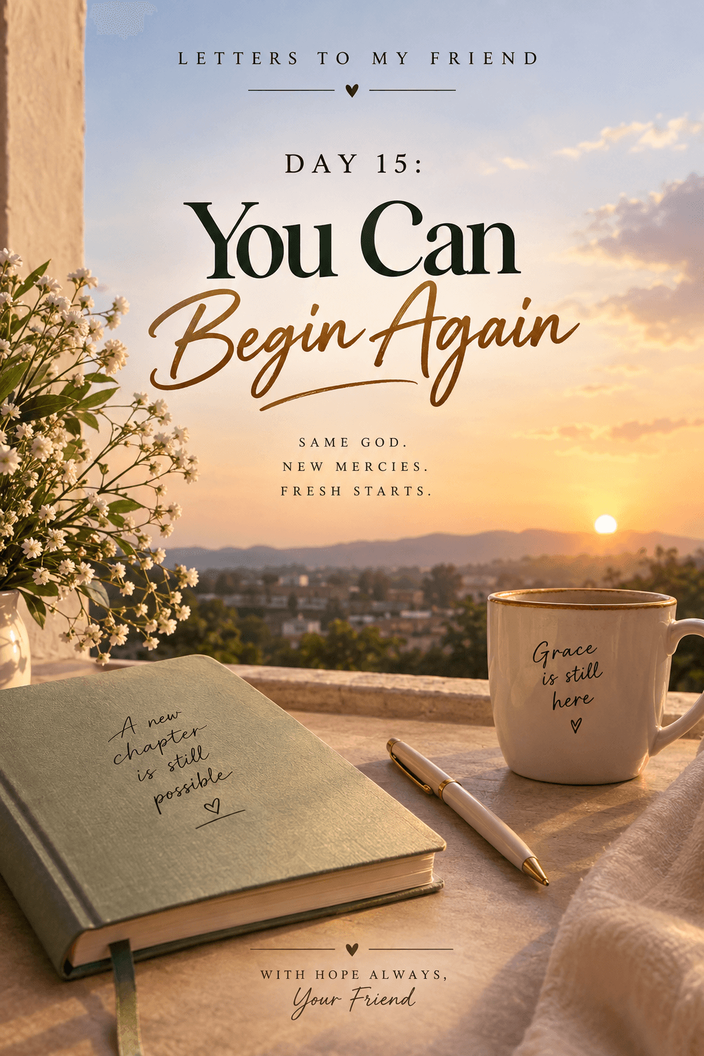 YOU CAN BEGIN AGAIN