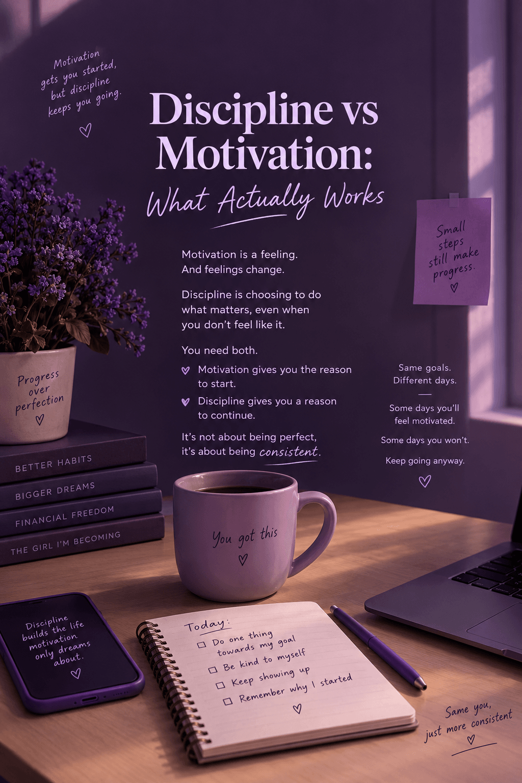 Discipline vs Motivation:what actually works