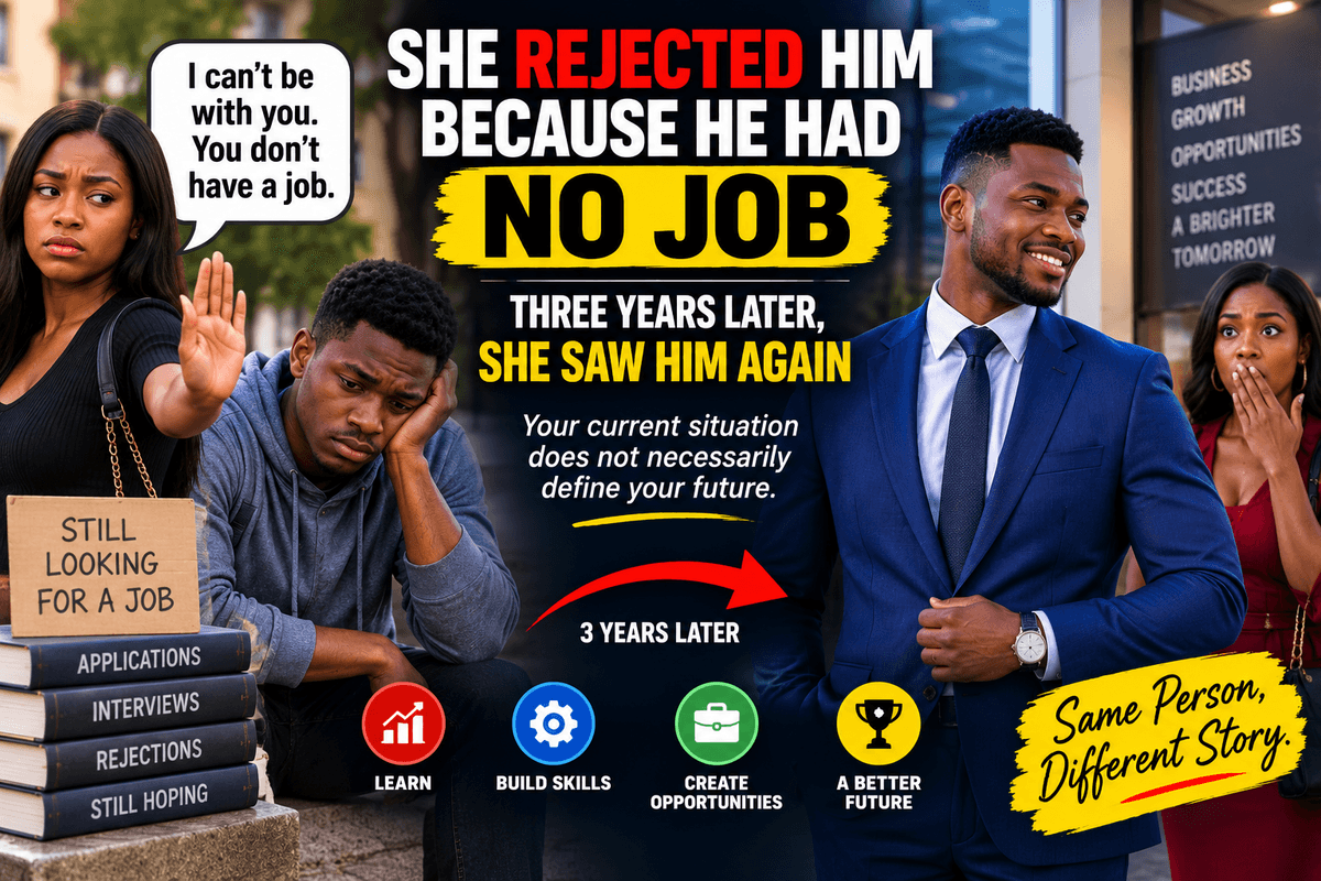 She Rejected Him Because He Had No Job—Three Years Later, She Saw Him Again