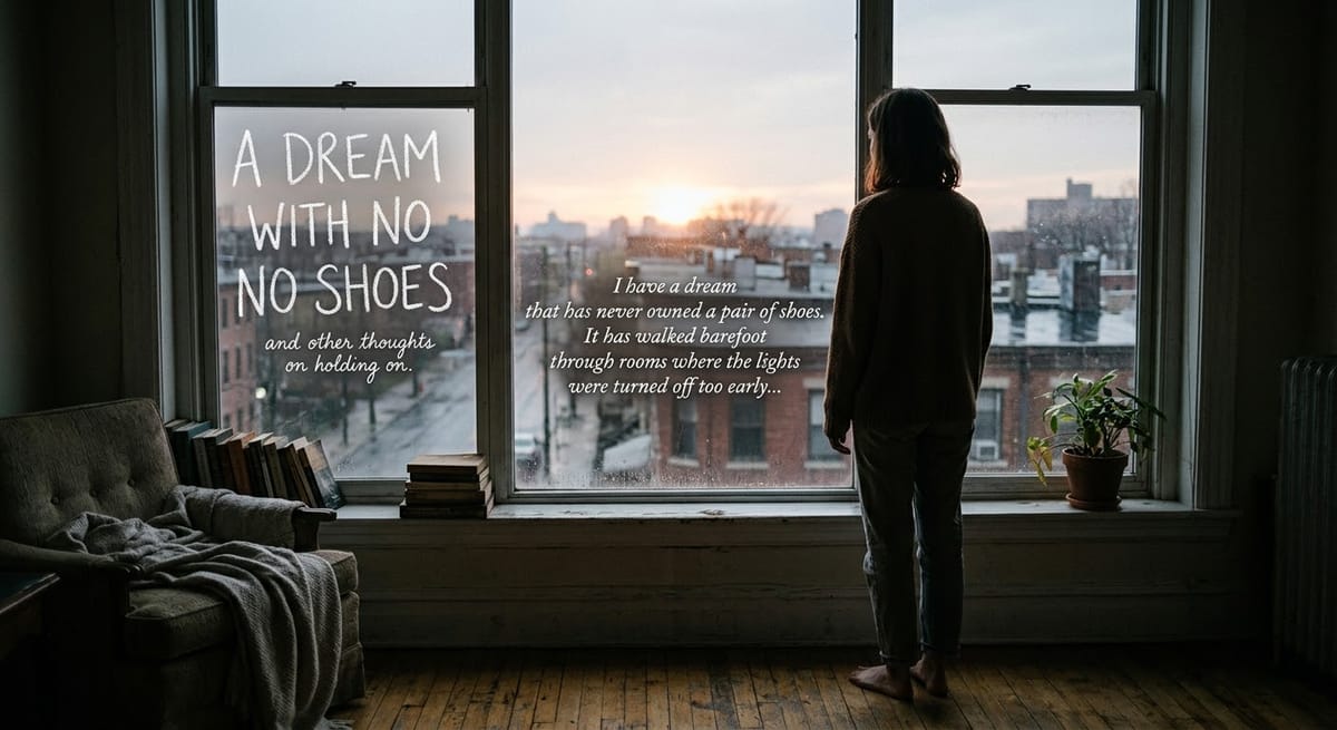 A DREAM WITH NO SHOES