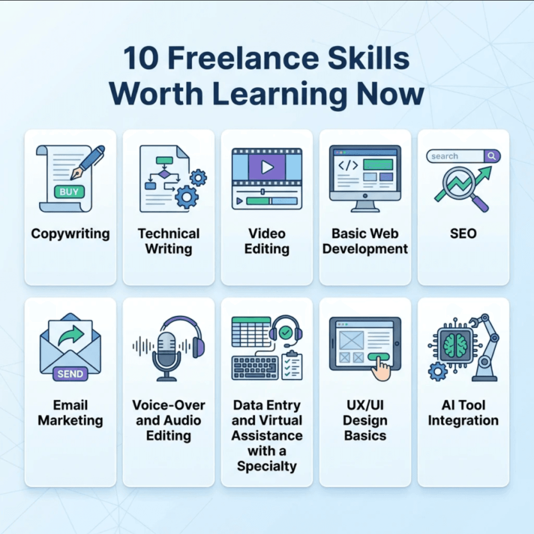 10 Freelance Skills Worth Learning Now