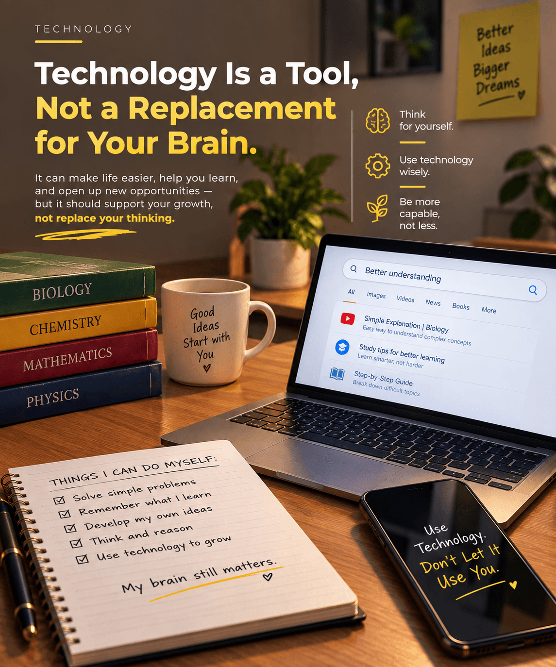 Technology Is a Tool, Not a Replacement for Your Brain