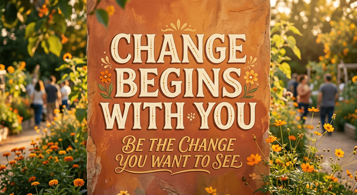 Change Begins With You