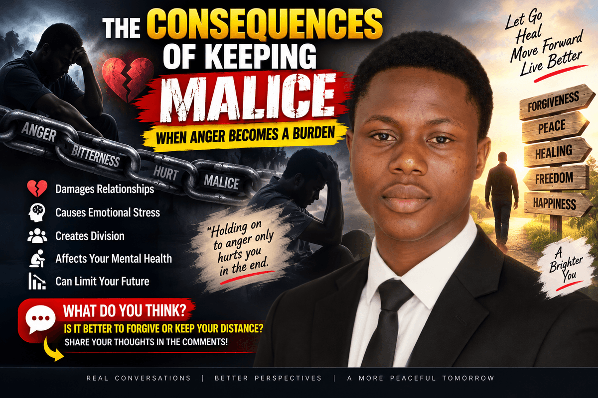 The Consequences of Keeping Malice: When Anger Becomes a Burden
