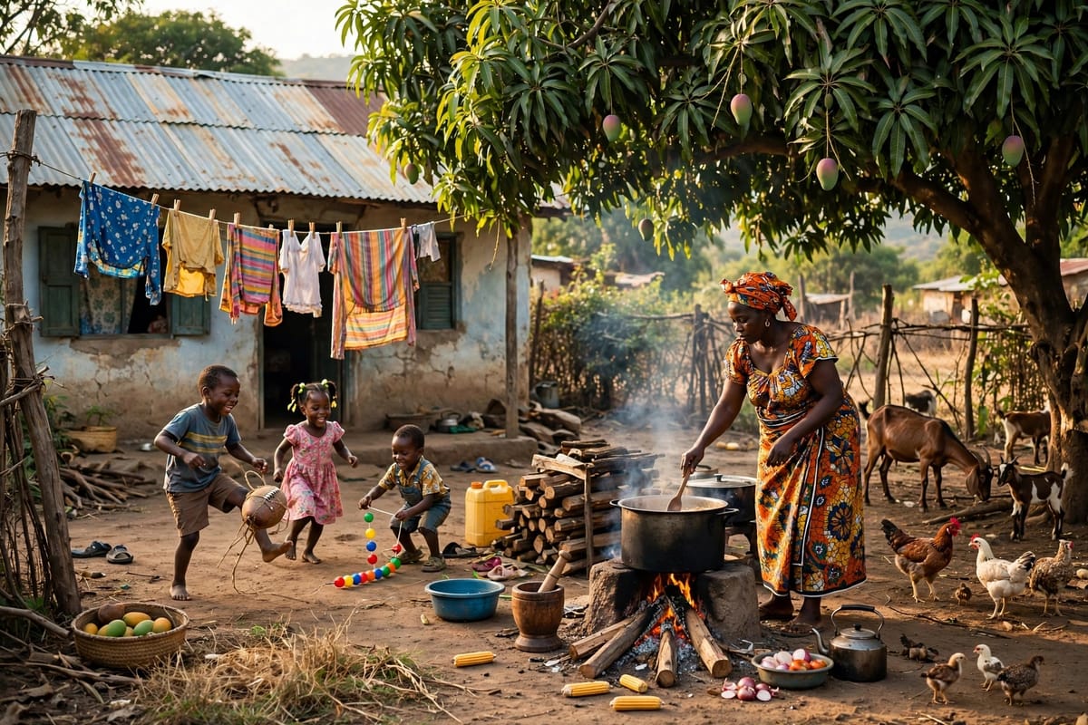 GROWING UP IN AN AFRICAN HOME
