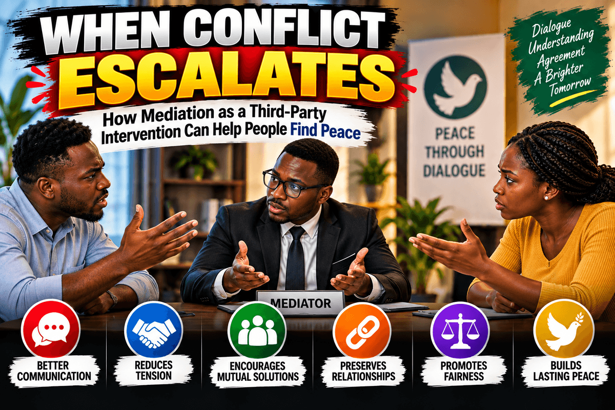 When Conflict Escalates: How Mediation as a Third-Party Intervention Can Help People Find Peace