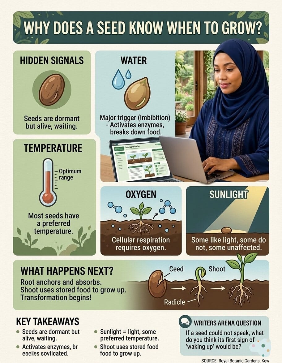 WHY DOES A SEED KNOW WHEN TO GROW?