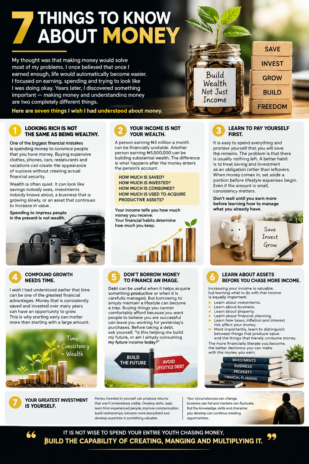 7 THINGS TO KNOW ABOUT MONEY