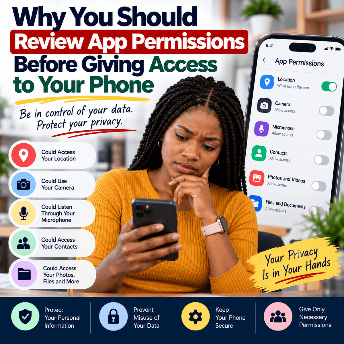 Why You Should Review App Permissions Before Giving Access to Your Phone