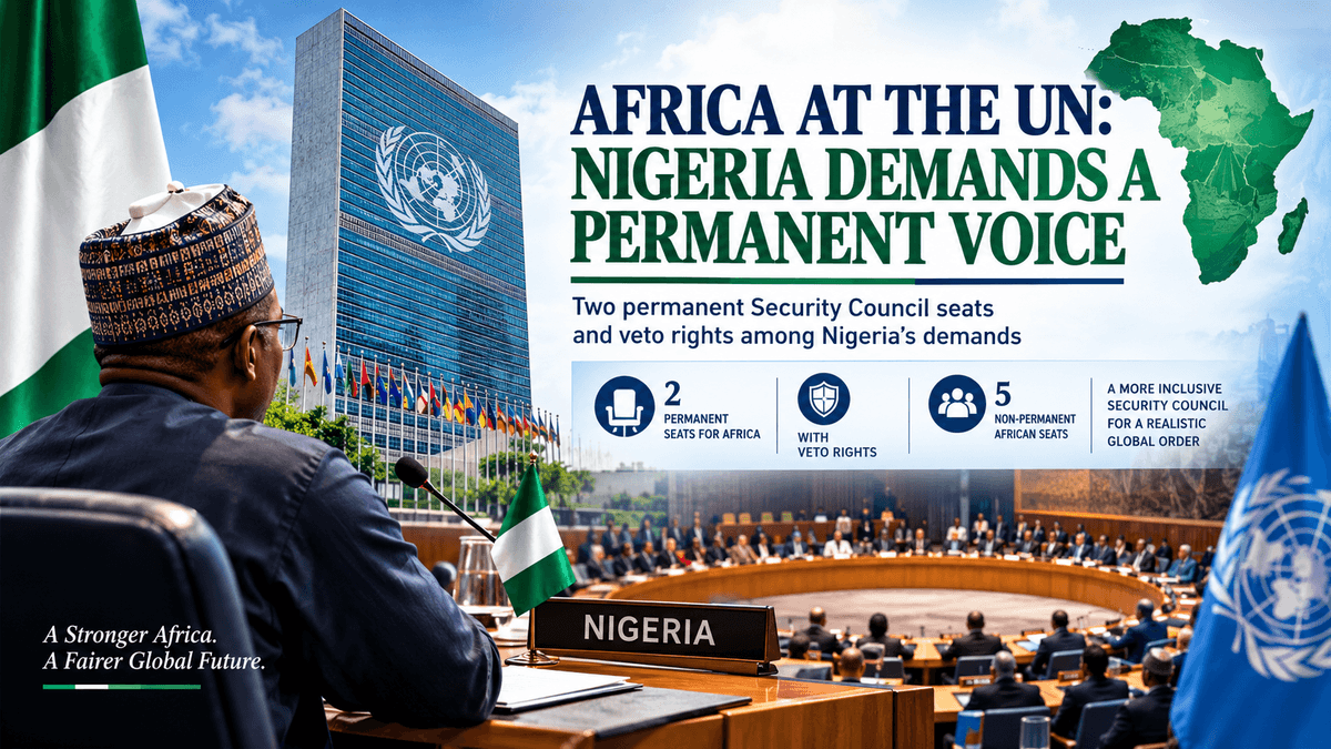 Is African speaking up at United Nations Eniugh ?