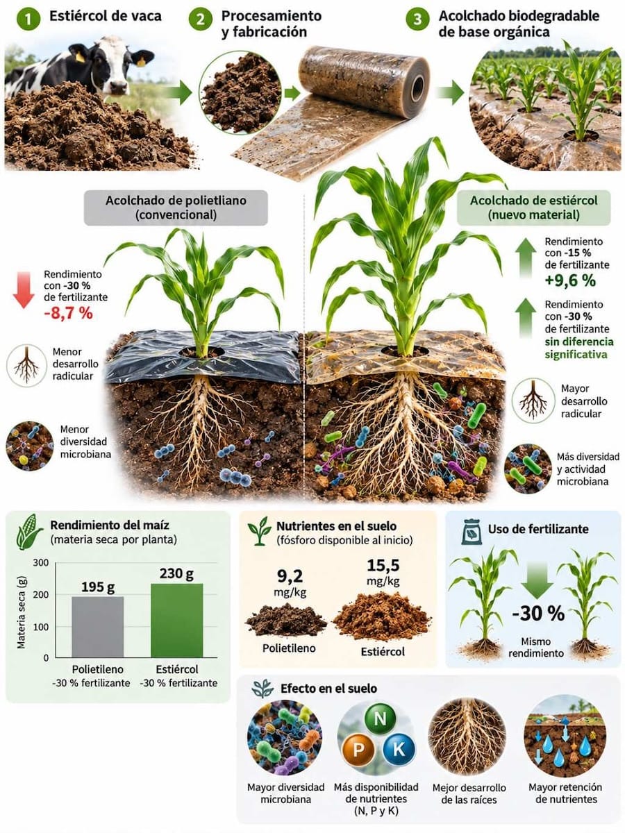 A Film Derived from Cow Manure Could Reduce Plastic Consumption in Agriculture as well as Fertilizer Usage