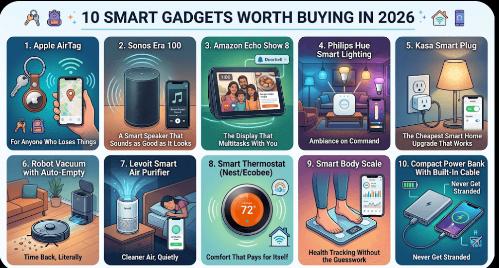 10 Smart Gadgets Worth Buying in 2026