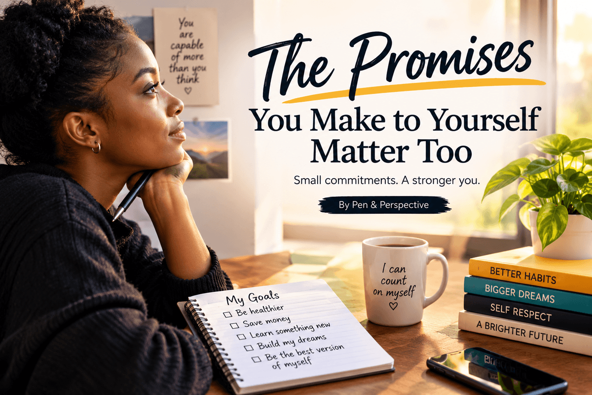 The Promises You Make to Yourself Matter Too