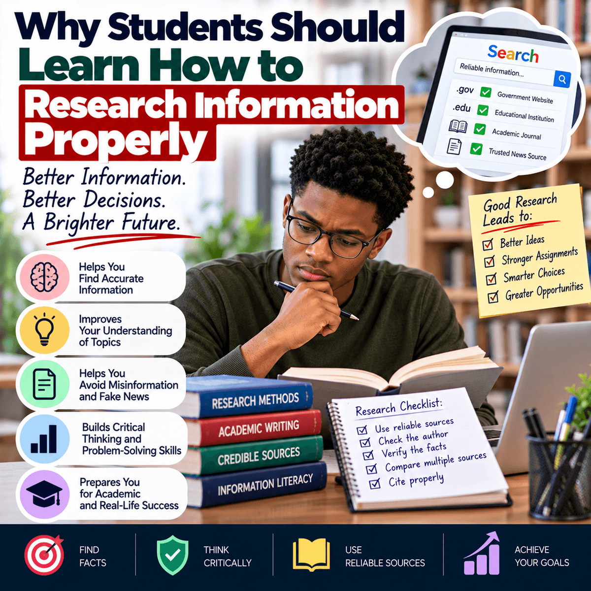 Why Students Should Learn How to Research Information Properly