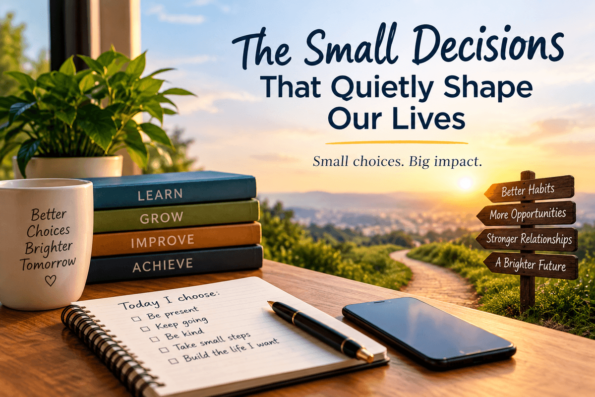 The Small Decisions That Quietly Shape Our Lives