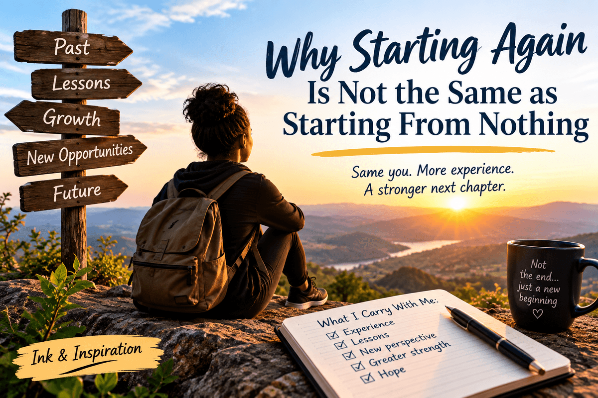 Why Starting Again Is Not the Same as Starting From Nothing