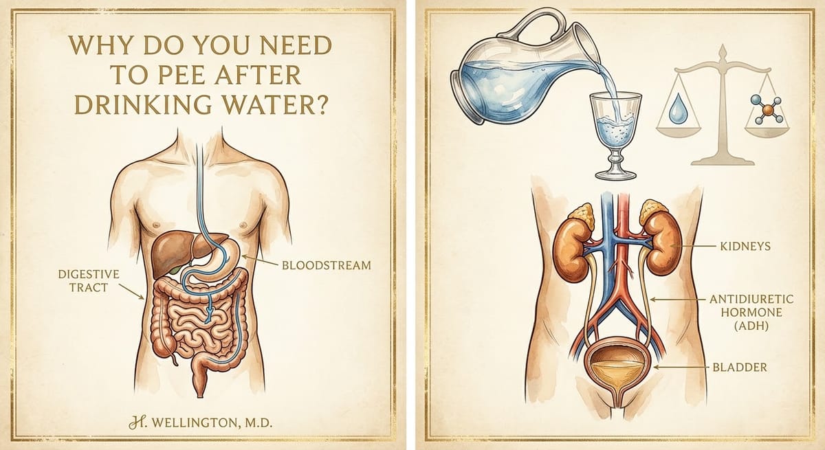 Why Do You Need to Pee After Drinking Water?
